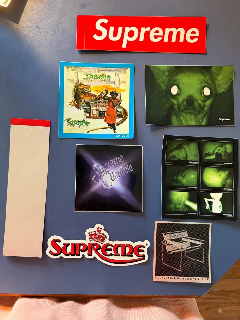 Supreme Sticker Set - Red, Green, Blue, Black, White